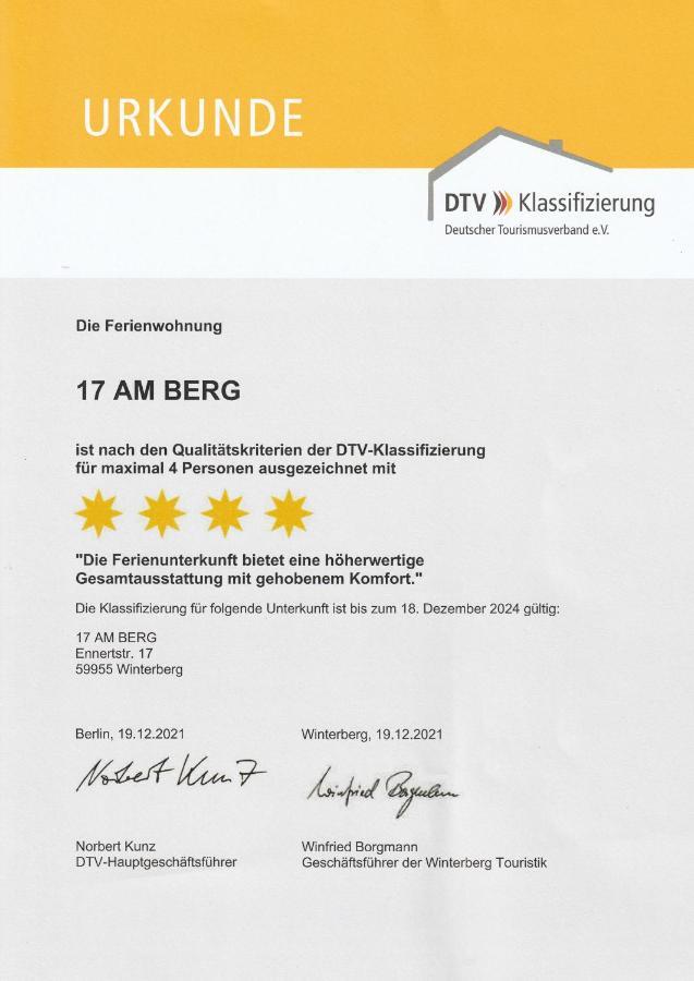 Appartamento 17 Am Berg Winterberg Esterno foto